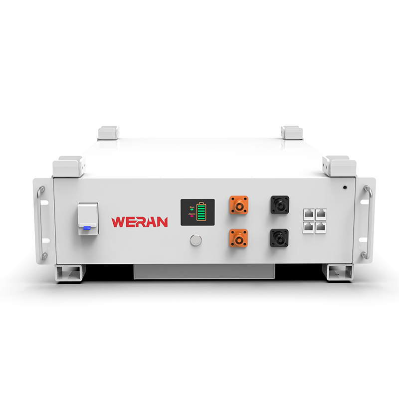 WERAN WRL-48100RW 51.2V 100Ah LiFePO4 ラックバッテリー (5.12kWh) – 8000 サイクル、CAN/RS485、スタッカブルホーム ESS
