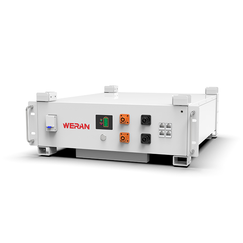 WERAN WRL-48100RW 51.2V 100Ah LiFePO4 ラックバッテリー (5.12kWh) – 8000 サイクル、CAN/RS485、スタッカブルホーム ESS