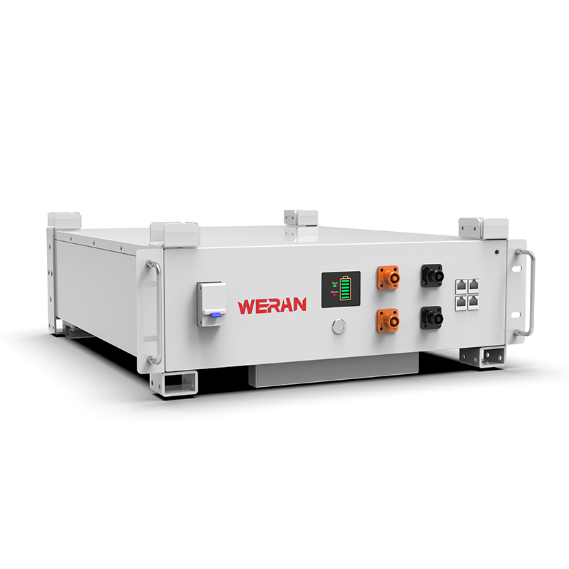 WERAN WRL-48100RW 51.2V 100Ah LiFePO4 ラックバッテリー (5.12kWh) – 8000 サイクル、CAN/RS485、スタッカブルホーム ESS