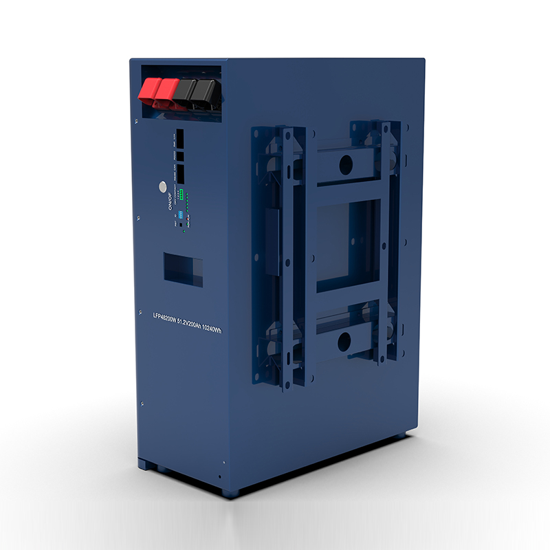 WERAN WRL-48100WB 51.2V 100Ah 壁掛け型 LiFePO4 バッテリー (5.12kWh) – IP65、6000 サイクル、屋外家庭用ソーラーストレージ