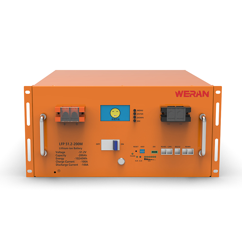 WERAN WRL-48200RO 51.2V 200Ah LiFePO4 ラックバッテリー (10.24kWh) – 8000 サイクル、高電流、モジュラーソーラーストレージ
