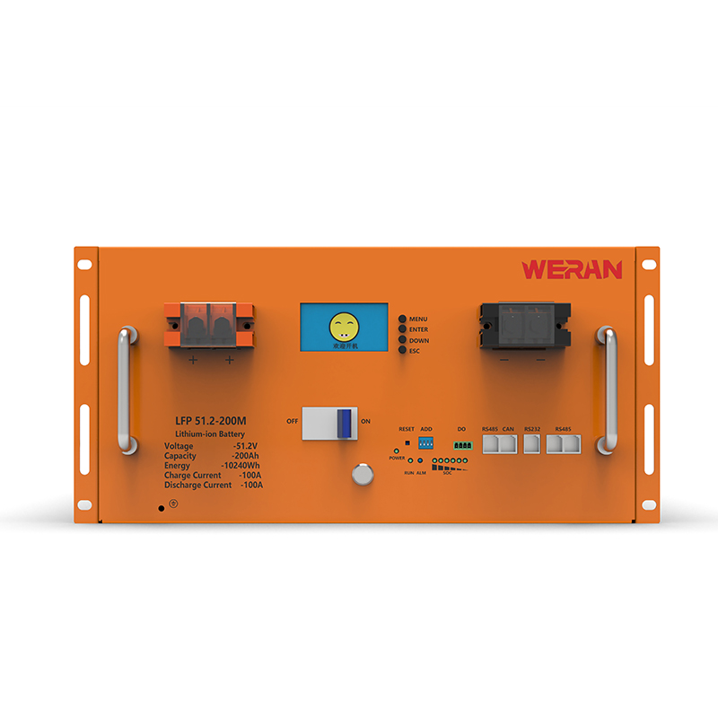 WERAN WRL-48200RO 51.2V 200Ah LiFePO4 ラックバッテリー (10.24kWh) – 8000 サイクル、高電流、モジュラーソーラーストレージ
