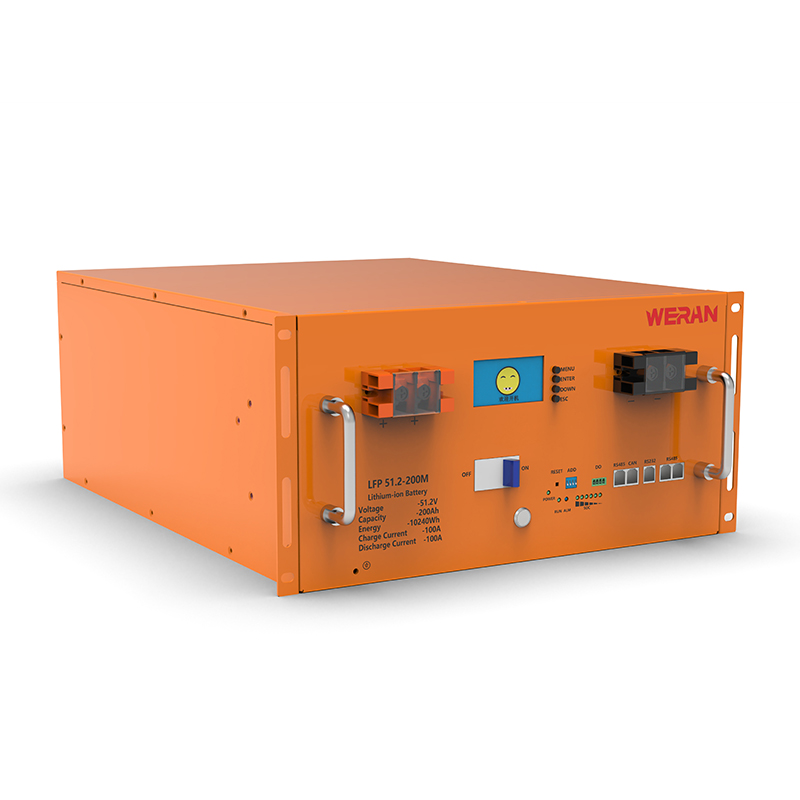 WERAN WRL-48200RO 51.2V 200Ah LiFePO4 ラックバッテリー (10.24kWh) – 8000 サイクル、高電流、モジュラーソーラーストレージ