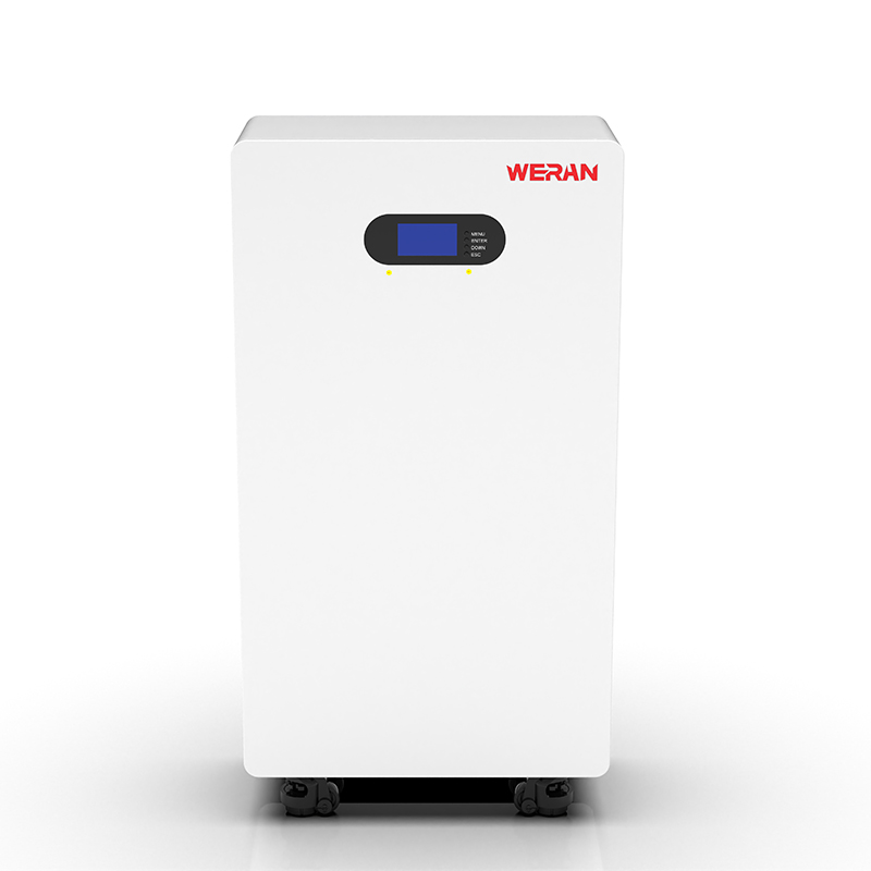 WERAN WRL-48200UW 51.2V 200Ah LiFePO4 バッテリー (10.24kWh) – IP65 ホイール付き/壁掛け、スタッカブル 48V ソーラーストレージ
