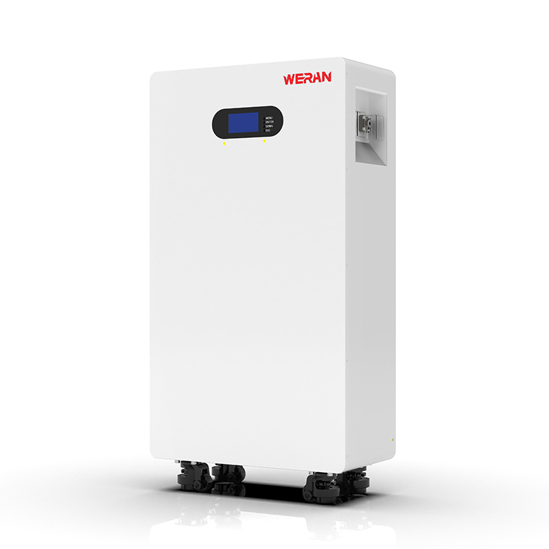 WERAN WRL-48200UW 51.2V 200Ah LiFePO4 バッテリー (10.24kWh) – IP65 ホイール付き/壁掛け、スタッカブル 48V ソーラーストレージ