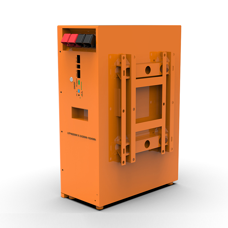 WERAN WRL-48200WO 51.2V 200Ah 壁掛け型 LiFePO4 バッテリー (10.24kWh) – IP65、大容量住宅用 ESS