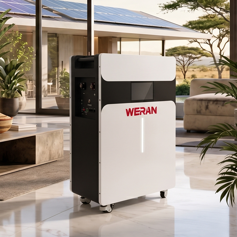 WERAN 51.2V 314Ah 16kWh 家庭用エネルギー貯蔵用ローラータイプ LiFePO4 バッテリーパック
