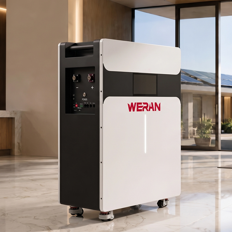 WERAN 51.2V 314Ah 16kWh 家庭用エネルギー貯蔵用ローラータイプ LiFePO4 バッテリーパック